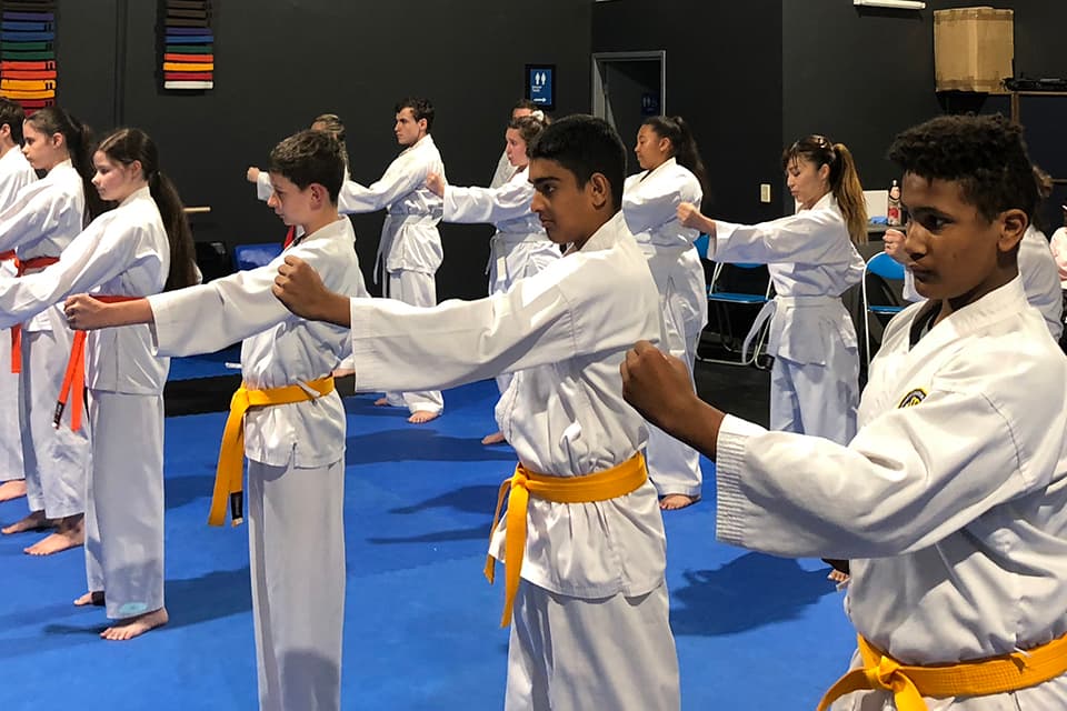 Teens Karate karate program at Kansai Karate Gold Coast