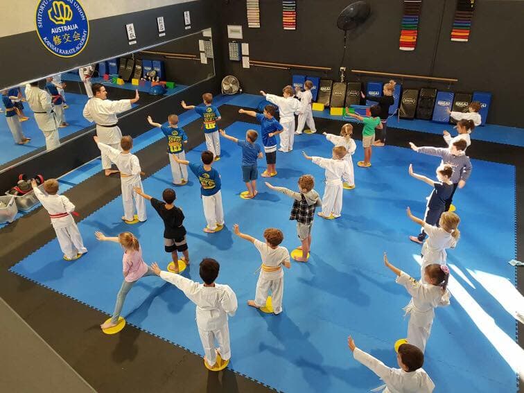 Little Lions karate program at Kansai Karate Gold Coast