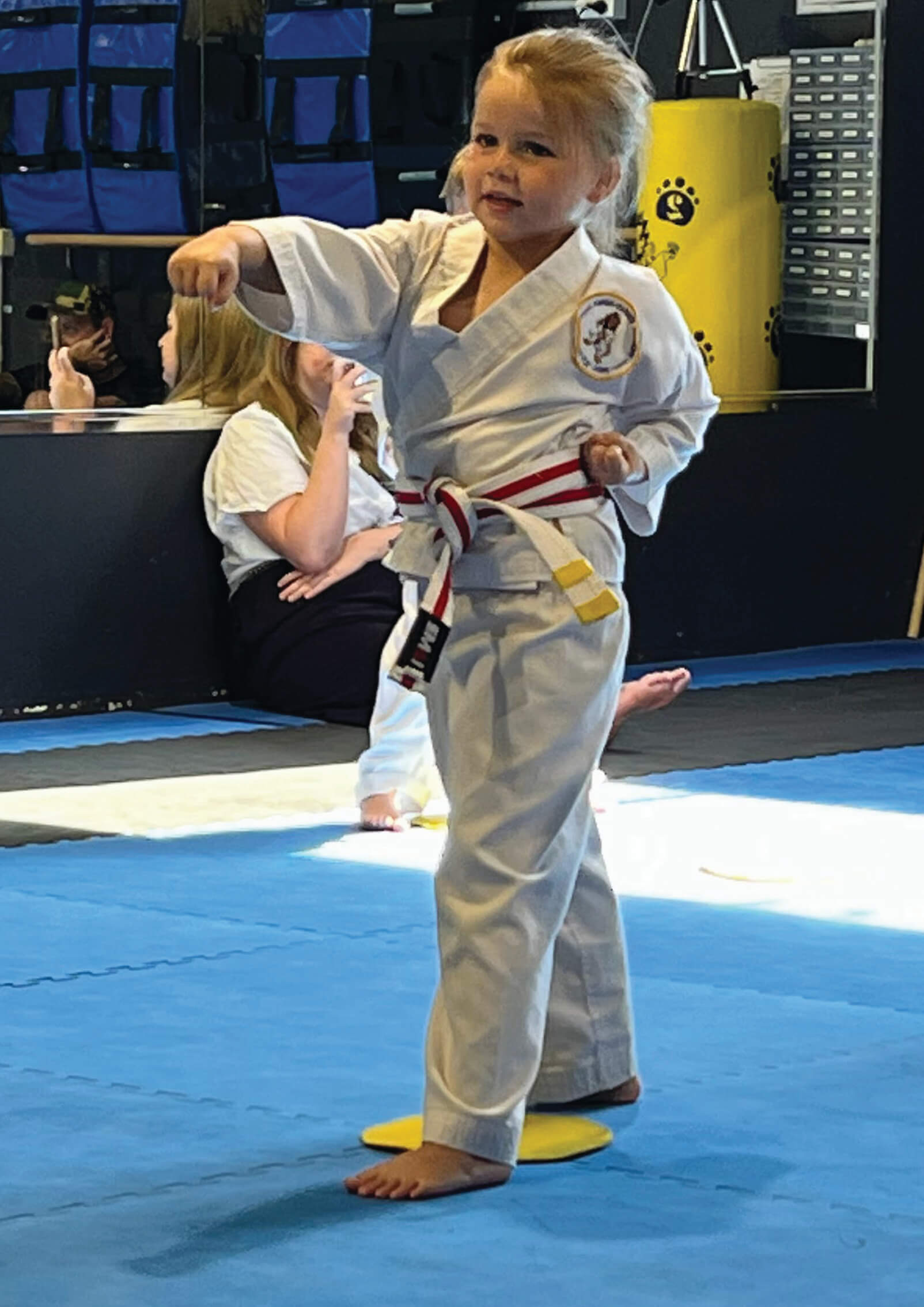 Cubs karate class